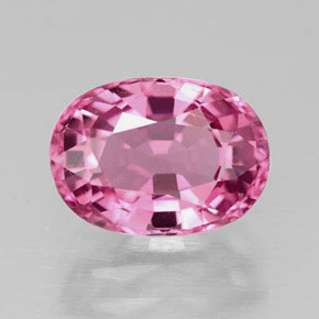 Tormalina naturale rosa da 2,14 ct, taglio ovale, VS