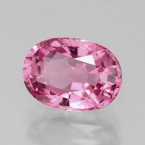 Tormalina naturale rosa da 2,14 ct, taglio ovale, VS