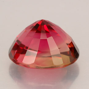 Tormalina naturale rosso da 3,15 ct, taglio ovale, VVS