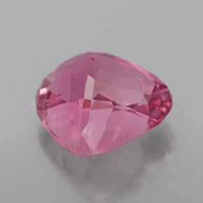 Tormalina naturale rosa da 4,47 ct, taglio a pera, VVS-VS