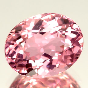 Tormalina naturale rosa da 3,85 ct, taglio ovale, IF