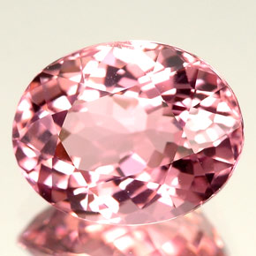 Tormalina naturale rosa da 3,85 ct, taglio ovale, IF
