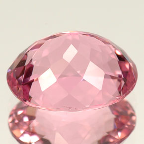Tormalina naturale rosa da 3,85 ct, taglio ovale, IF