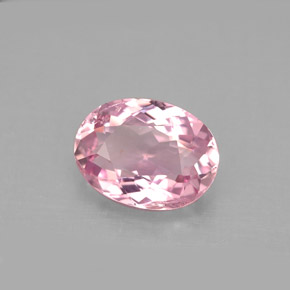 Tormalina naturale rosa da 2,60 ct, taglio ovale, VS-SI