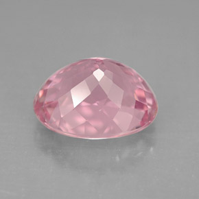 Tormalina naturale rosa da 4,43 ct, taglio ovale, VVS-VS