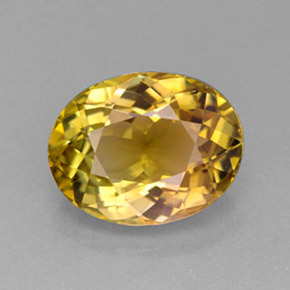 Tormalina naturale multicolore da 3,67 ct, taglio ovale, VVS
