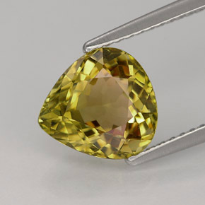 Tormalina naturale multicolore da 2,35 ct, taglio a pera, IF