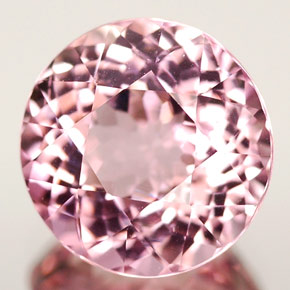 Tormalina naturale rosa da 2,76 ct, taglio rotondo, VVS-VS