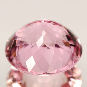 Tormalina naturale rosa da 2,76 ct, taglio rotondo, VVS-VS