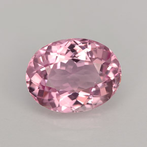 Tormalina naturale rosa da 3,01 ct, taglio ovale, VVS-VS