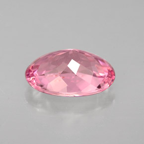 Tormalina naturale rosa da 2,60 ct, taglio ovale, VVS-VS
