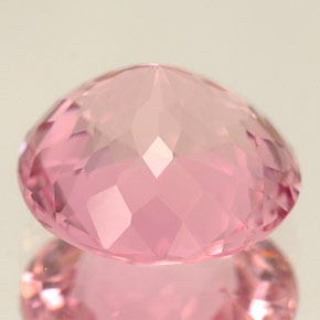 Tormalina naturale rosa da 2,02 ct, taglio rotondo, VS