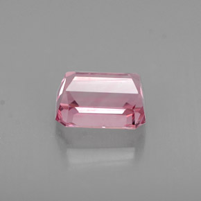 Tormalina naturale rosa da 0,94 ct, taglio smeraldo, VS-SI