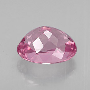 Tormalina naturale rosa da 1,69 ct, taglio ovale, VVS