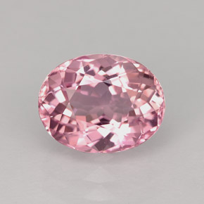 Tormalina naturale rosa da 2,63 ct, taglio ovale, VVS