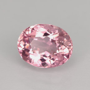 Tormalina naturale rosa da 2,63 ct, taglio ovale, VVS