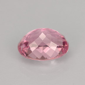 Tormalina naturale rosa da 2,63 ct, taglio ovale, VVS