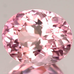 Tormalina naturale rosa da 2,55 ct, taglio ovale, IF