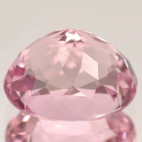 Tormalina naturale rosa da 2,55 ct, taglio ovale, IF