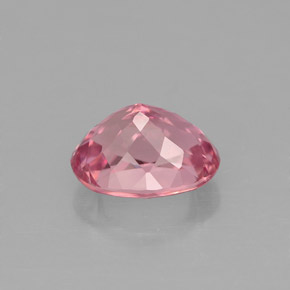 Tormalina naturale rosa da 1,67 ct, taglio ovale, VVS