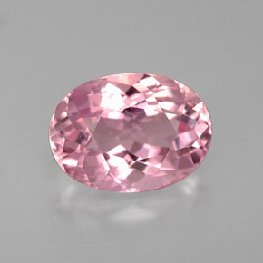 Tormalina naturale rosa da 2,19 ct, taglio ovale, VVS