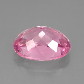Tormalina naturale rosa da 3,95 ct, taglio ovale, SI