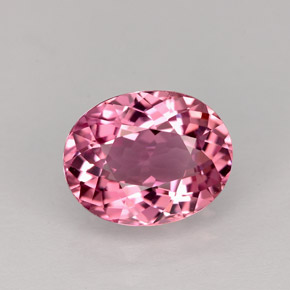 Tormalina naturale rosa da 2,24 ct, taglio ovale, VVS
