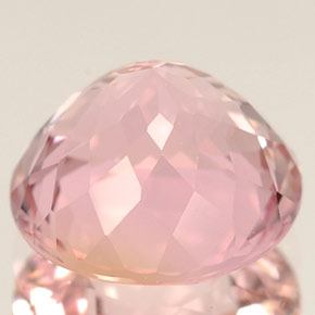 Tormalina naturale rosa da 3,35 ct, taglio rotondo, VVS