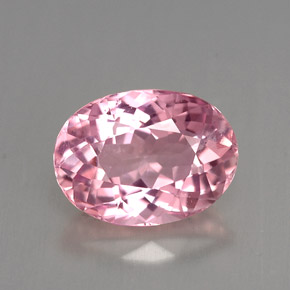 Tormalina naturale rosa da 2,79 ct, taglio ovale, VS