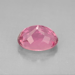 Tormalina naturale rosa da 3,41 ct, taglio ovale, VS