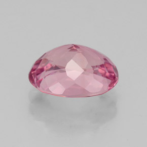 Tormalina naturale rosa da 3,25 ct, taglio ovale, VVS-VS