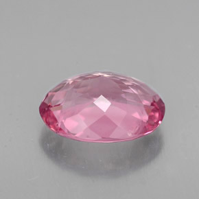 Tormalina naturale rosa da 1,86 ct, taglio ovale, VS-SI