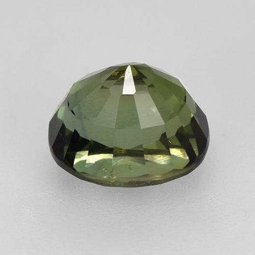 Tormalina naturale verde da 1,53 ct, taglio ovale, VVS-VS