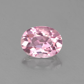 Tormalina naturale rosa da 0,88 ct, taglio ovale, VS-SI