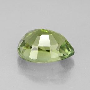 Tormalina naturale verde da 1,82 ct, taglio a pera, VVS