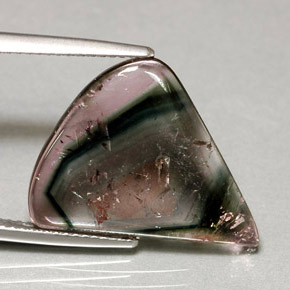 Tormalina naturale multicolore da 8,02 ct, trasparente, trasparente/traslucido