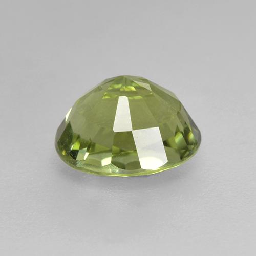 Tormalina naturale verde da 1,27 ct, taglio ovale, VS