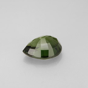 Tormalina naturale verde da 1,45 ct, taglio a pera, VVS