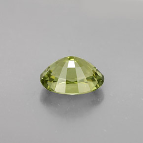 Tormalina naturale verde da 1,63 ct, taglio ovale, VVS