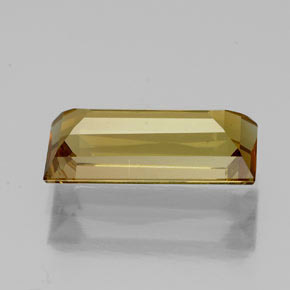Tormalina naturale oro da 1,55 ct, baguette, SI