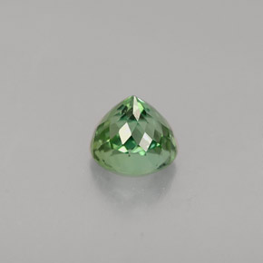 Tormalina naturale verde da 0,68 ct, taglio rotondo, VVS