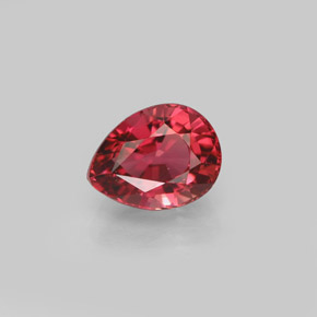 Tormalina naturale rosa da 0,99 ct, taglio a pera, VVS