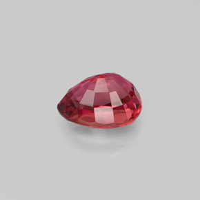 Tormalina naturale rosa da 0,99 ct, taglio a pera, VVS