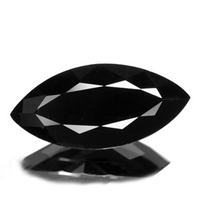 Tormalina naturale nero da 4,97 ct, marchesa, opaco