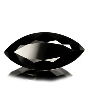 Tormalina naturale nero da 4,97 ct, marchesa, opaco
