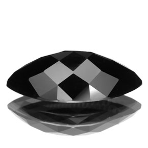 Tormalina naturale nero da 4,97 ct, marchesa, opaco