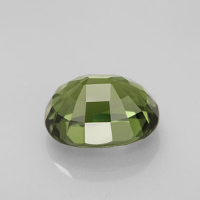 Tormalina naturale verde da 3,72 ct, taglio ovale, VVS