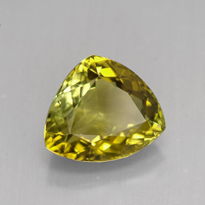 Tormalina naturale multicolore da 4,12 ct, trillion, VVS
