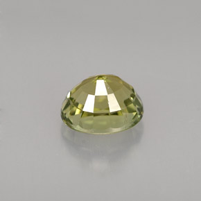 Tormalina naturale verde da 1,29 ct, taglio ovale, VVS