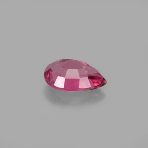 Tormalina naturale rosa da 0,90 ct, taglio a pera, VVS